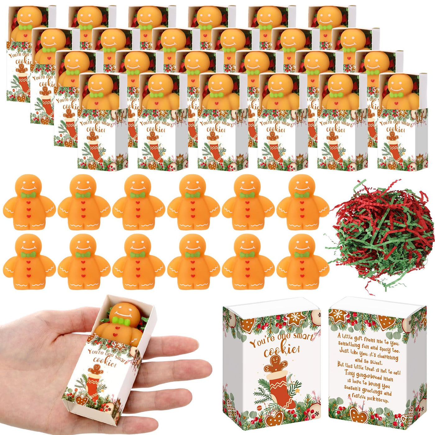 Wettarn 75 Sets Appreciation Gifts Cute Stress Balls with Support Boxes Bulk Party Favors for Employee Coworker Team Group Stuffers Office Prizes Positive Desk Decor