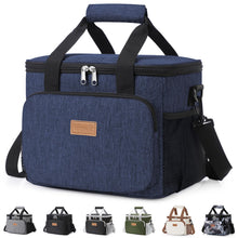 Lifewit Medium Lunch Bag, Insulated Lunch Box, Soft Cooler Cooling Tote for Adult Men Women, Black 12-Can (9L)