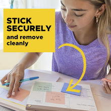 Post-it Transparent Notes, 2.8 in. x 2.8 in., Pastel Sticky Notes, School Supplies, Office Products, Great for Studying, 2 Pads