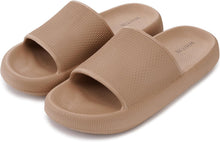 WHITIN Slippers for Women Non Slip | Cushioned Thick Sole Slides | Quick Drying Bathroom Sandals