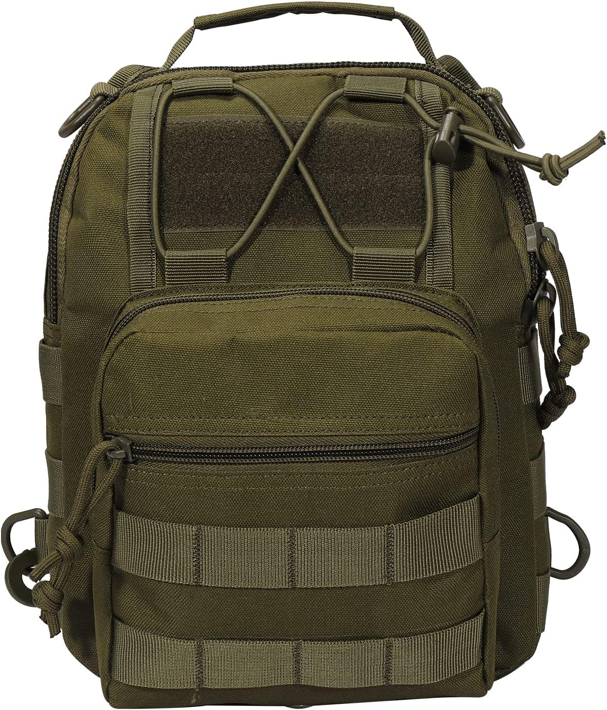 BOMTURN Tactical Backpack-1000D Waterproof Military Backpack/Laser-Cut/CCW Bags Sling Bag Tactical Satchel Shoulder Bag Men