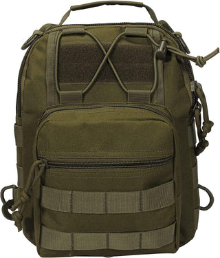 BOMTURN Tactical Backpack-1000D Waterproof Military Backpack/Laser-Cut/CCW Bags Sling Bag Tactical Satchel Shoulder Bag Men