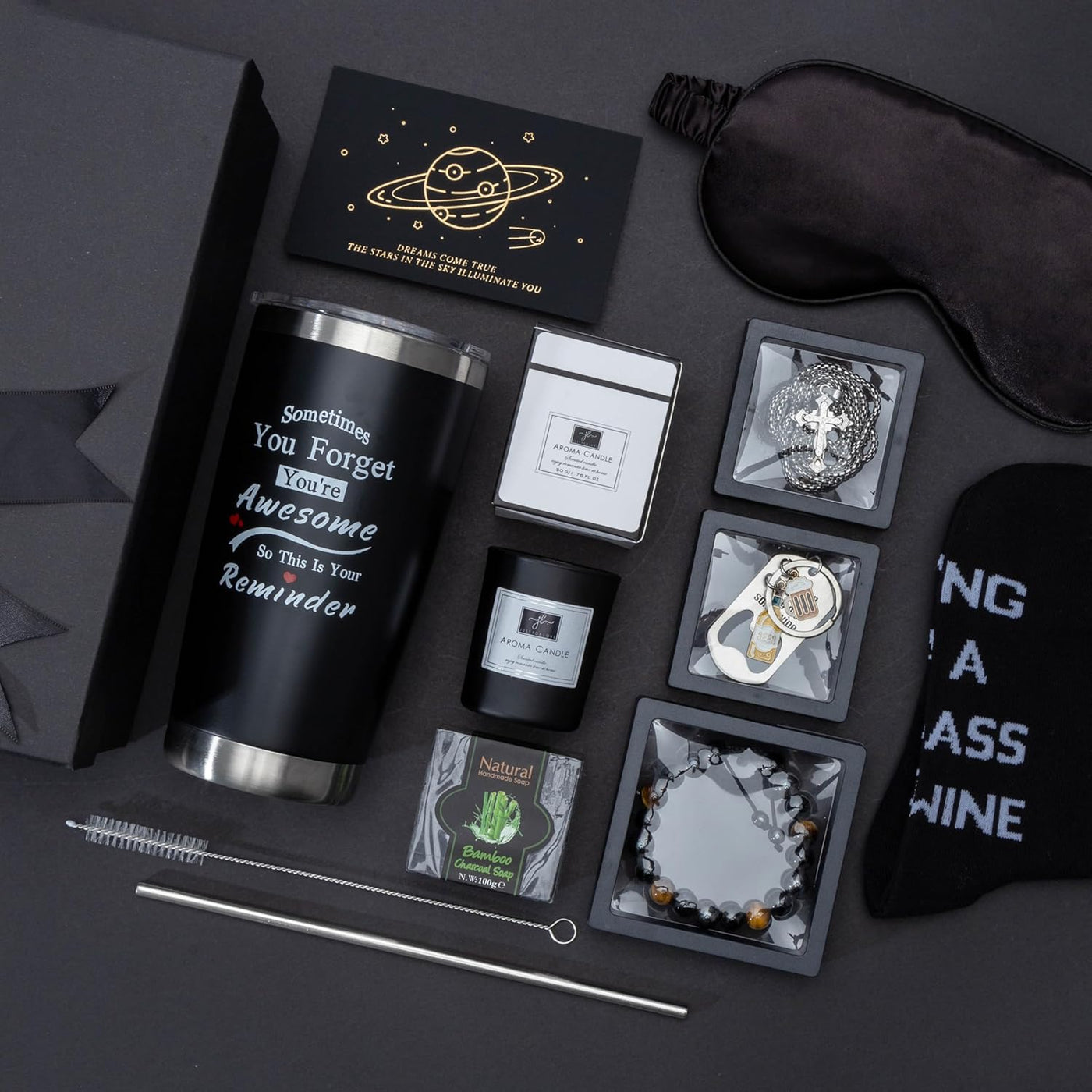 Birthday Gifts for Men Premium Gifts Baskets for Him Gifts Basket Ideas Set Thank You Gifts Man Retirement Gifts Father Birthday Presents for Dad Husband Boyfriend Box Christmas Gifts Baskets