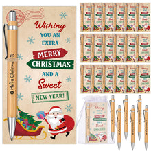 Marspark 30 Set Welcome Back to School Gifts Bulk Ballpoint Pens and Greeting Cards Set with Bags Twist Ties Composition First Day of School Gifts for Teacher Student Classroom Party Favors Supplies