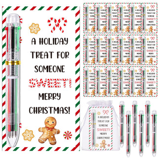 Marspark 30 Set Welcome Back to School Gifts Bulk Ballpoint Pens and Greeting Cards Set with Bags Twist Ties Composition First Day of School Gifts for Teacher Student Classroom Party Favors Supplies