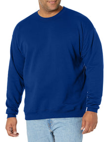Hanes Men's Sweatshirt, EcoSmart Fleece Crewneck Sweatshirt, Big & Tall Available, 1 or 2-Pack