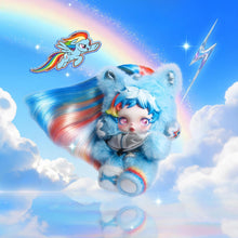POP MART SKULLPANDA × My Little Pony Series Plush Doll Cute Keychain Blind Box Mystery Box Figures, Collectible Toys Bag Charms, Holiday Birthday Gifts for Girls and Boys, Single Box