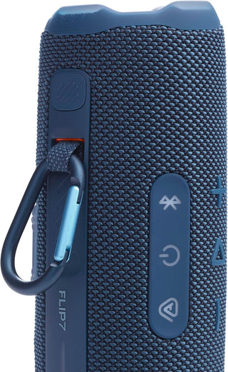 JBL Flip 7 - Portable Waterproof and Drop-Proof Speaker, Bold JBL Pro Sound with AI Boost, 16Hrs of Playtime, and PushLock System with Interchangeable Accessories (Blue)
