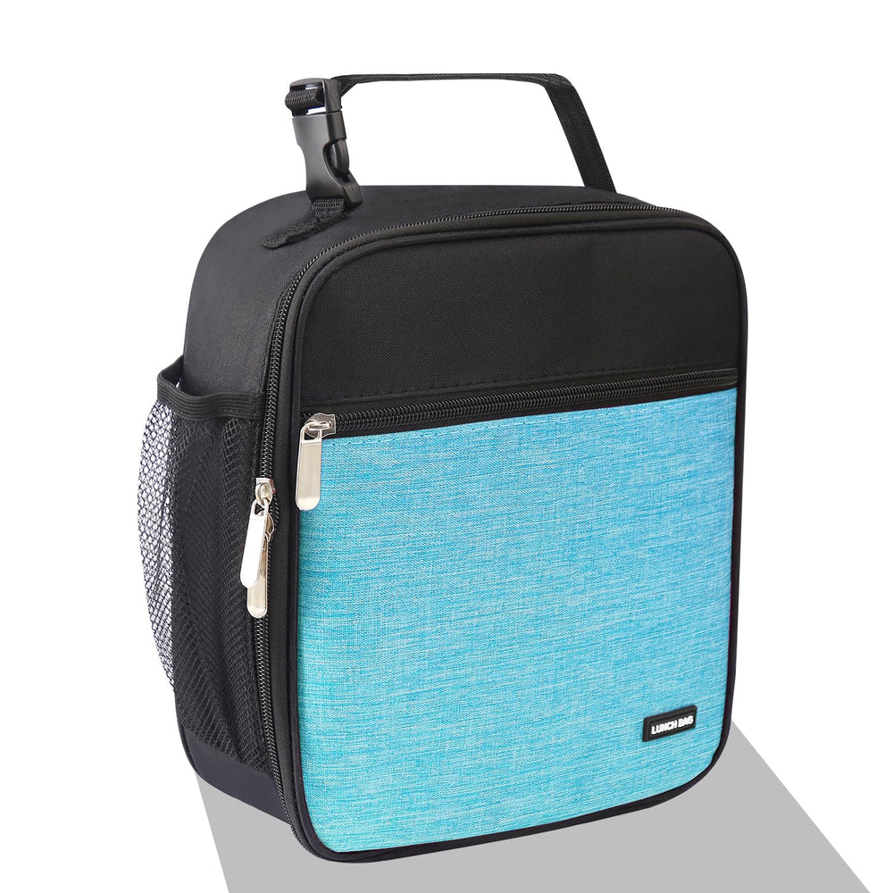 Lovoeo Lunch box Lunch bag for men women Insulated Lunchbox Lunch bags for Work Picnic Travel (Black)