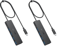 Anker USB Hub 4 Ports, Multiple USB 3.0 Hub, USB Splitter for Laptop, Extender for A Port Laptop, PC, Desktop and More [Charging Not Supported](2ft USB-A)