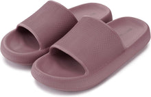 WHITIN Slippers for Women Non Slip | Cushioned Thick Sole Slides | Quick Drying Bathroom Sandals