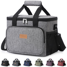 Lifewit Medium Lunch Bag, Insulated Lunch Box, Soft Cooler Cooling Tote for Adult Men Women, Black 12-Can (9L)