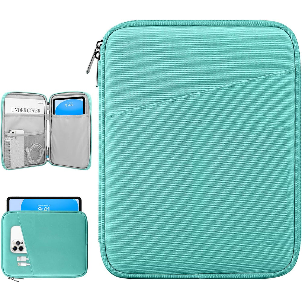 Dadanism 9-11" Tablet Sleeve Bag Carrying Case for iPad (A16) 11th Gen 11", iPad 10th Gen 10.9" Air 5/4, iPad Air M4/Pro 11", iPad 9/8/7th, Galaxy Tab A11+ Plus 11", Remarkable 2 10.3", Black