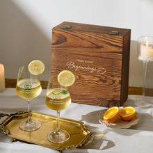 AW BRIDAL House Warming Gifts New Home Wine Glasses Sets, 2026 Closing Gifts for Home Buyers and Homeowner, New Apartment Gift Basket for Couple, First House Gift with Wooden Keepsake Box