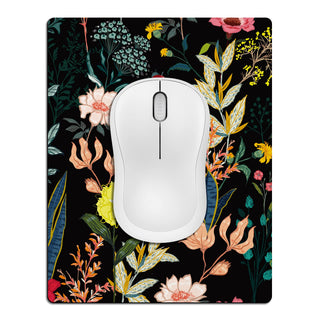 Small Mouse Pad 3 Pack, Mini Mouse Pads for Wireless Mouse and Laptop Computer, Portable Mousepad with Non-Slip Rubber Base & Waterproof Surface - Black -5.5 x 7 in