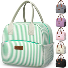 HOTOR Lunch Bag for Women & Men - Wear-Resistant Insulated Lunch Box with Large Capacity, Multi-Functional Cooler Bag for Office, Picnic, Black, 10L,10.60" x 5.90" x 9.50"