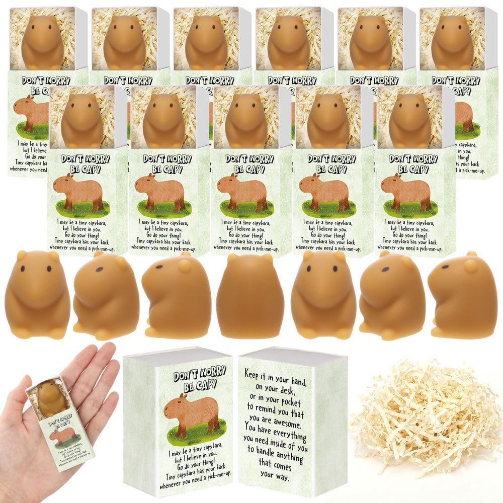 Wettarn 75 Sets Appreciation Gifts Cute Stress Balls with Support Boxes Bulk Party Favors for Employee Coworker Team Group Stuffers Office Prizes Positive Desk Decor
