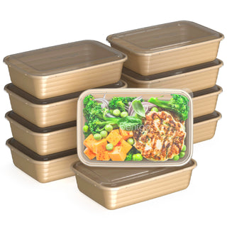 Bentgo Prep - 20-Piece 1-Compartment Reusable Meal Prep Containers with Lids, PFAS & BPA Free Materials, Durable, Microwave, Freezer, & Dishwasher Safe To Go Food Storage (Mint)