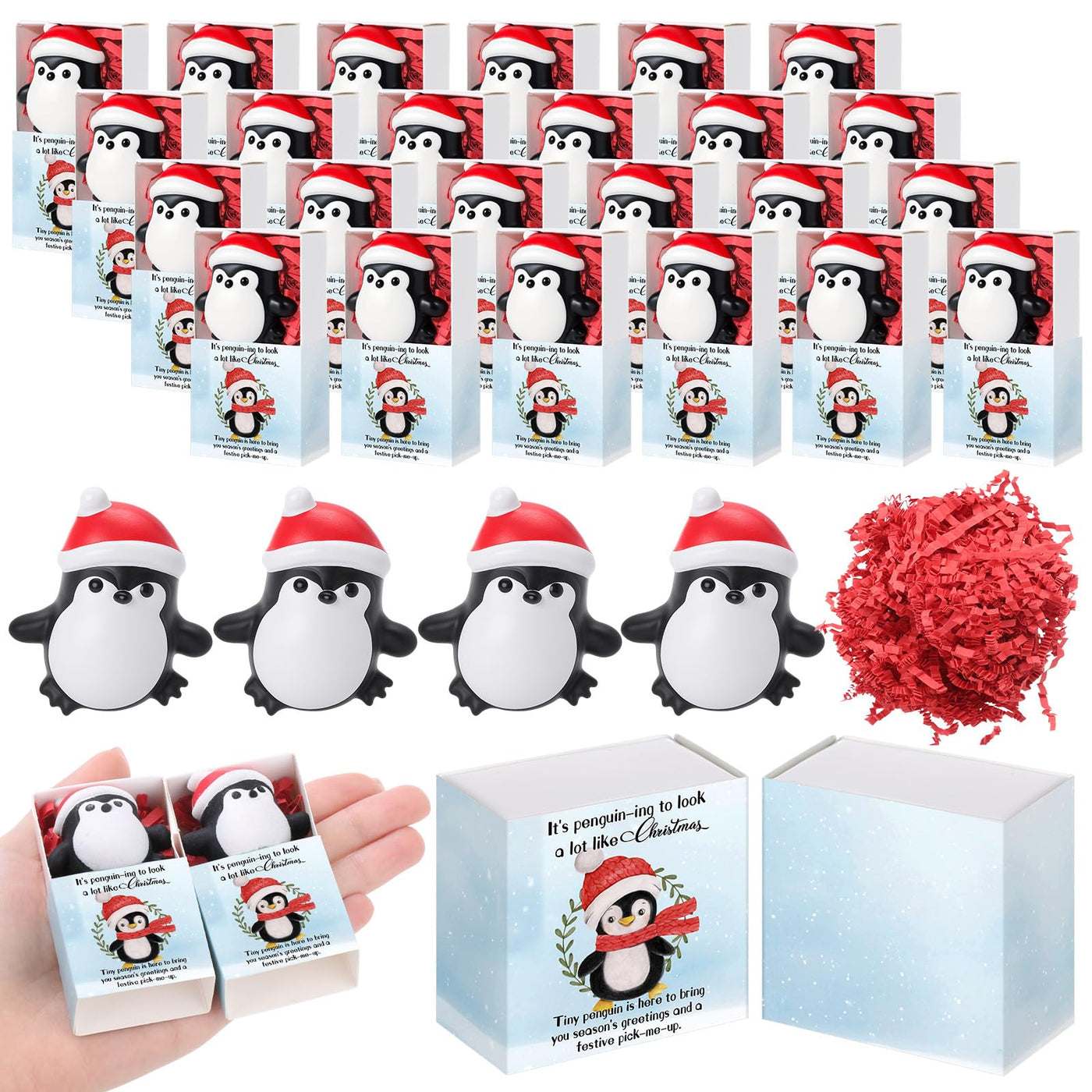 Wettarn 75 Sets Appreciation Gifts Cute Stress Balls with Support Boxes Bulk Party Favors for Employee Coworker Team Group Stuffers Office Prizes Positive Desk Decor