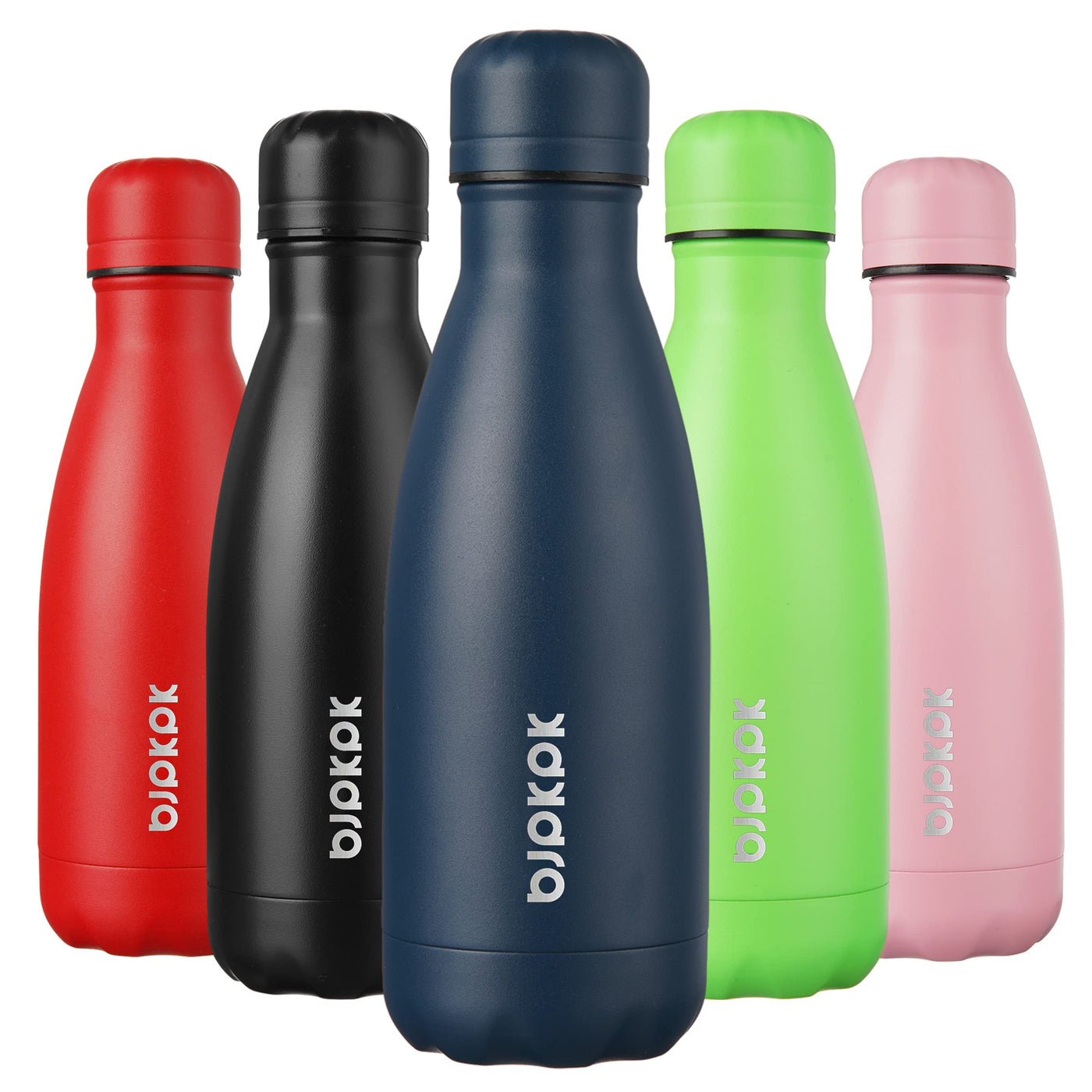 BJPKPK 17oz Insulated Water Bottles Stainless Steel Sports Water Bottles Keep Cold and Hot for Travel Dishwasher Safe,Olive Green