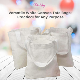 Podzly DIY Blank Canvas Tote Bags - Mini Tote Bags.