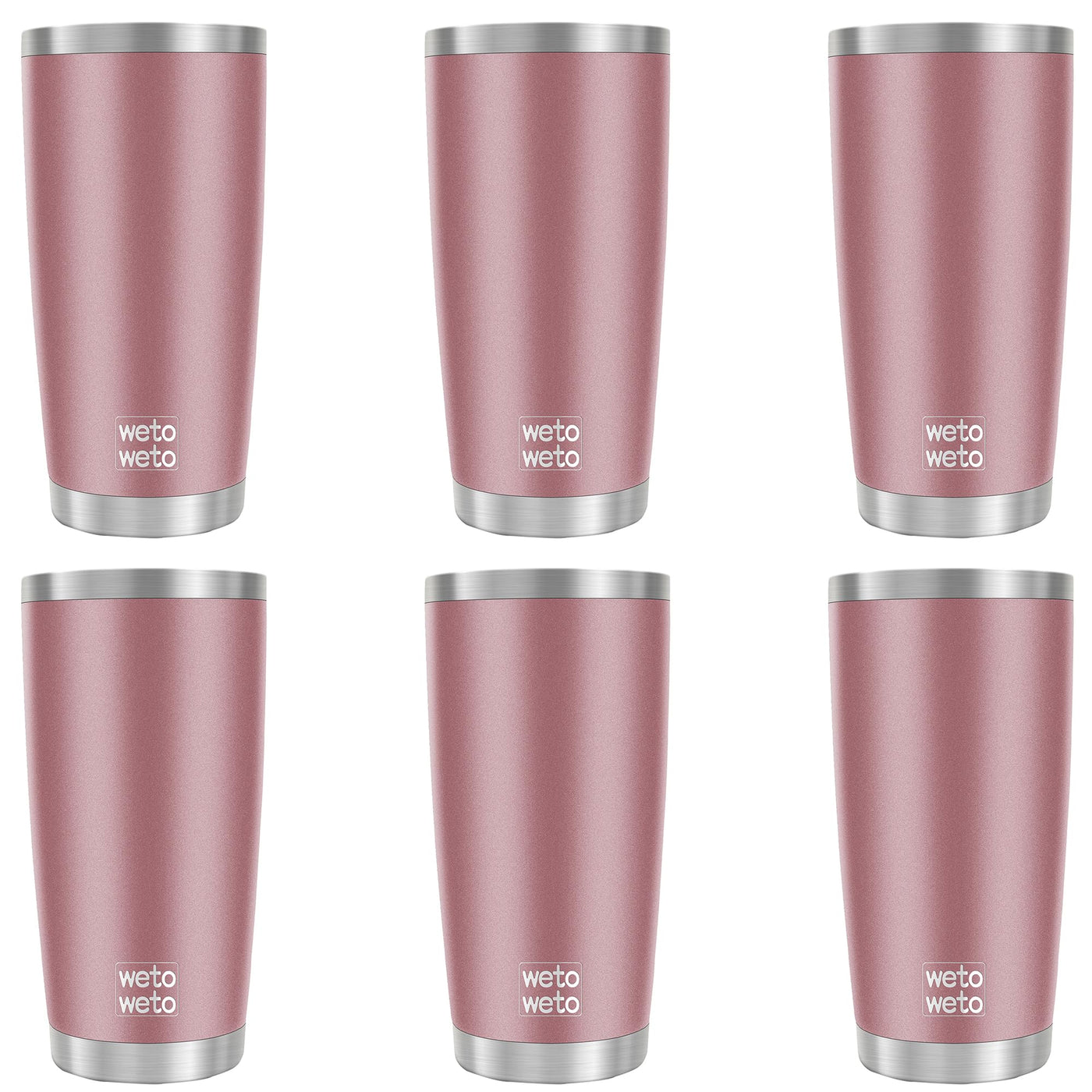WETOWETO 20oz Tumbler, Stainless Steel Vacuum Insulated Coffee Travel Mug, Double Wall Powder Coated Insulated Coffee Mug Travel Mug with Lid Thermal Cup for Outdoor (Navy Blue, 1 Pack)