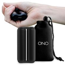 ONO Roller - Handheld Fidget Toy for Adults | Help Relieve Stress, Anxiety, Tension | Promotes Focus, Clarity | Compact, Portable Design (Black, Junior Size - ABS Plastic)