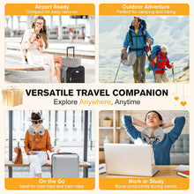 DreamShore Travel Pillow for Extra Luggage: Stuffable Neck Pillow with Adjustable Neck Size | Fits 3+ Days of Travel Essentials | Transformable Carry-On Solution | Soft Velvet Cover | No Filler