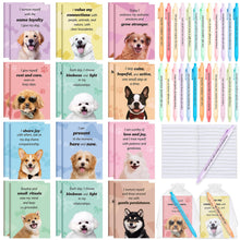 Mooliwe 24 Pcs Positive Affirmation Gift Set Gratitude Notebooks with Pens Small Bags Motivational Encouragement Notepads Daily Affirmations Journal for Women Stress Relief Self Care (Watercolor)