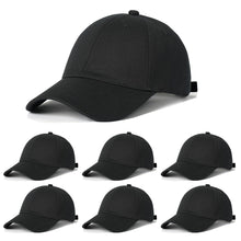 6Pack Unisex Vintage Washed Cotton Baseball Cap Soft Unconstructed Plain Blank Adjustable Size Dad Hat