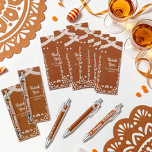 Serencatcher 30 Sets Mexican Talavera Terracotta Birthday Party Favor Pens, Guest Gift Ballpoint Pens with Thank You Cards, OPP Bags and Twist Ties, Fiesta Theme Birthday Party Supplies