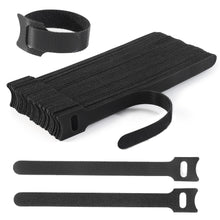 Nettbe 60 PCS 6 Inches Reusable Cable Ties, Adjustable Cord Straps Wire Organizer Cord Wrap and Hook Loop Cable Management