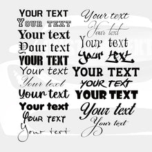 Custom Vinyl Decal with Your Name, Text, or Number – Personalized Lettering Sticker for Cars, Trucks, Boats, Windows & Laptops – 25 Colors & 30 Fonts – Weatherproof, Easy to Apply, Made in USA