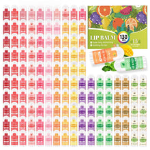 Mini Lip Balm 25 Pack, Natural Lip Balms with Vitamin E and Coconut Oil. Moisturizes for Dry Lips, Perfect for Christmas Gifts, Party Favors, Gift Bags and Small Gifts-13 Flavors
