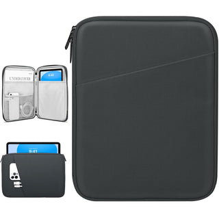 Dadanism 9-11" Tablet Sleeve Bag Carrying Case for iPad (A16) 11th Gen 11", iPad 10th Gen 10.9" Air 5/4, iPad Air M4/Pro 11", iPad 9/8/7th, Galaxy Tab A11+ Plus 11", Remarkable 2 10.3", Black