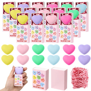 Wettarn 75 Sets Appreciation Gifts Cute Stress Balls with Support Boxes Bulk Party Favors for Employee Coworker Team Group Stuffers Office Prizes Positive Desk Decor
