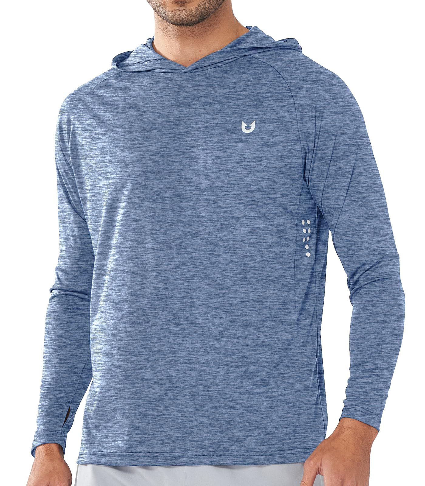 NORTHYARD Men's UPF 50+ Rash Guard Hoodie Long Sleeve Sun Protection Shirt Fishing Swim Beach Hiking Quick Dry Lightweight