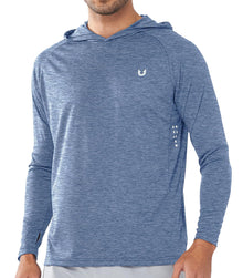 NORTHYARD Men's UPF 50+ Rash Guard Hoodie Long Sleeve Sun Protection Shirt Fishing Swim Beach Hiking Quick Dry Lightweight