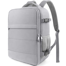 HOTOR Travel Backpack - Flight Approved Travel Bag for Men and Women, Carry on Luggage for 15.6" Laptop and Travel Essentials for Work, Business, Weekender, College 11.8"x7.9"x17.3" (Black)