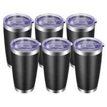 VEGOND 20oz Tumbler with Lid and Straw Stainless Steel Tumbler Cup Vacuum Insulated Double Wall Travel Coffee Mug Powder Coated Coffee Cup, Blue, 1 Pack