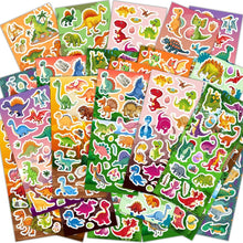 48 Sheets Stickers for Kids, Cute Stickers Variety Pack for Scrapbooking, Teachers Classroom Prizes, Goodie Bag Stuffers Including Animals, Cars, Dinosaurs, Fishes, Hearts, Stars and More