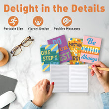 S&O Motivational Mini Notebooks Bulk Set w/ Unique Messages, 24 Inspirational journals for Kids -small pads, Tiny Journals for Children Set, Mini Decor Diaries Pack - 44 pages, 3.5” x 5”
