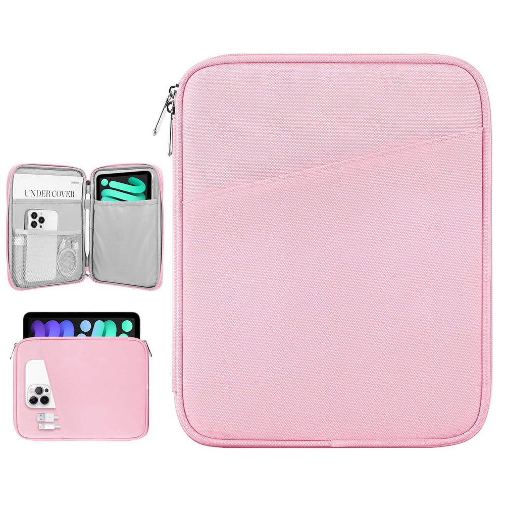 Dadanism 9-11" Tablet Sleeve Bag Carrying Case for iPad (A16) 11th Gen 11", iPad 10th Gen 10.9" Air 5/4, iPad Air M4/Pro 11", iPad 9/8/7th, Galaxy Tab A11+ Plus 11", Remarkable 2 10.3", Black