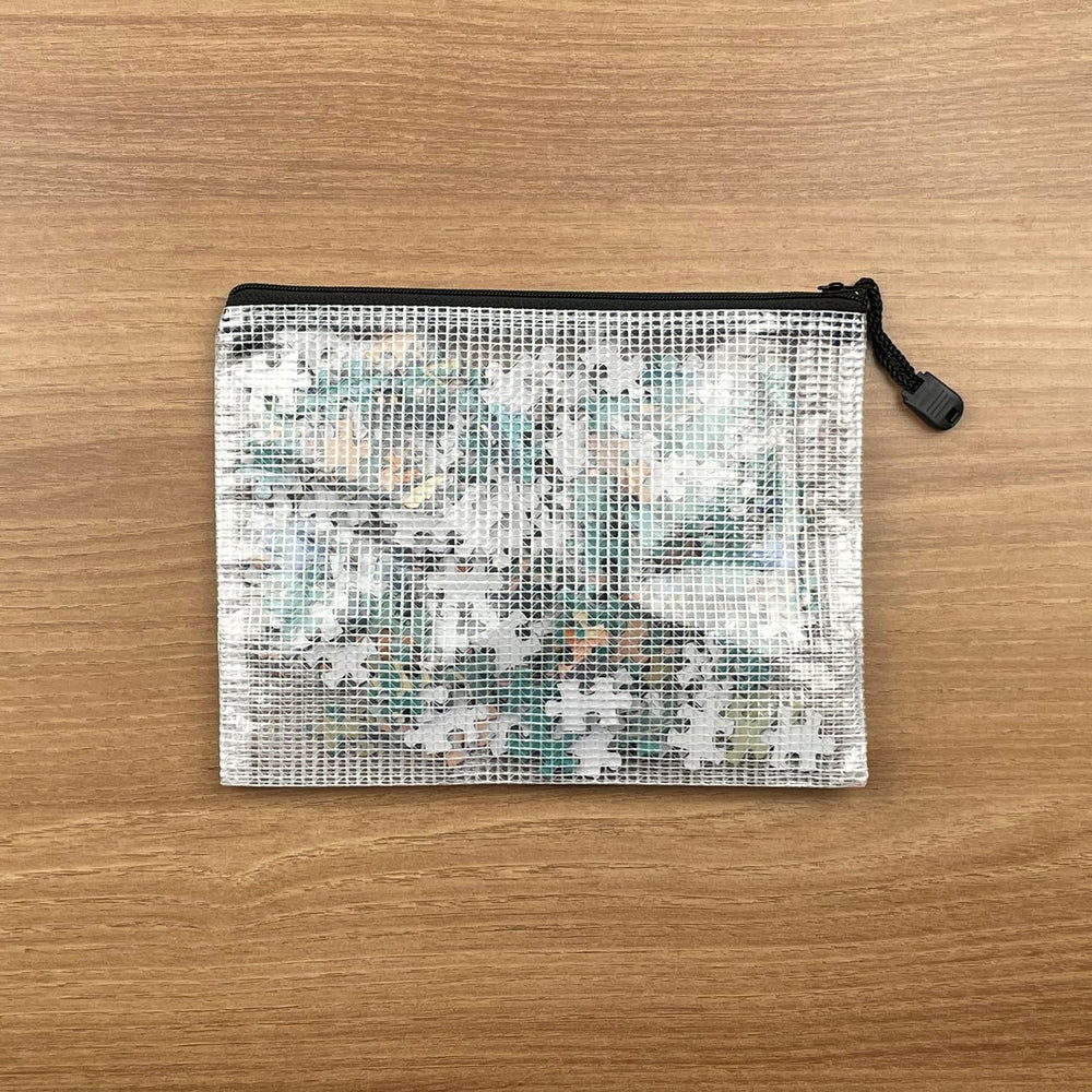 A4(9"x 13")-Mesh Zipper Pouch Plastic Zipper File Zip Document Folders for Office Supplies Travel Bags,6-Pcs,Multicolor