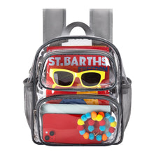 MAY TREE Clear Backpack Stadium Approved for Women and Men, Clear Bag for Stadium Events, Transparent bag for Concert Sporting Festival, Black