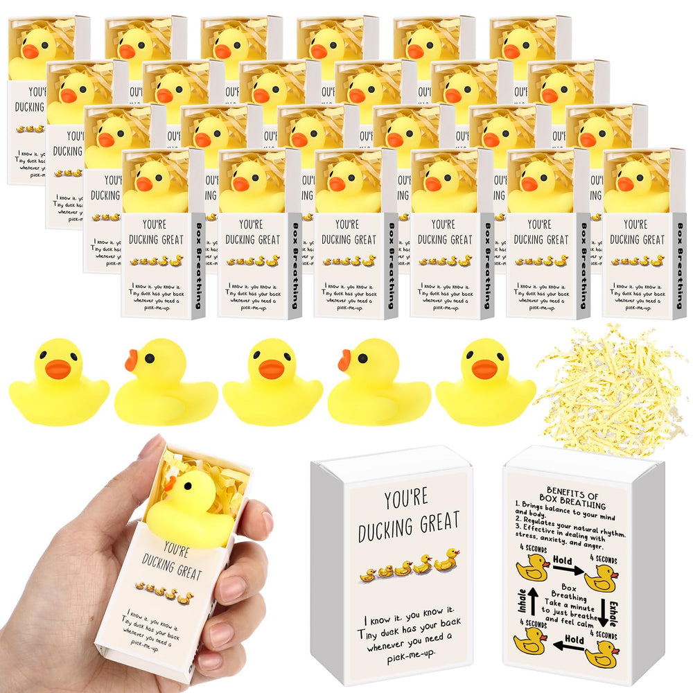 Wettarn 75 Sets Appreciation Gifts Cute Stress Balls with Support Boxes Bulk Party Favors for Employee Coworker Team Group Stuffers Office Prizes Positive Desk Decor