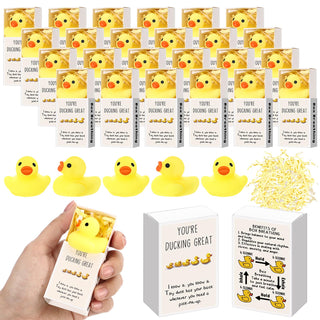 Wettarn 75 Sets Appreciation Gifts Cute Stress Balls with Support Boxes Bulk Party Favors for Employee Coworker Team Group Stuffers Office Prizes Positive Desk Decor
