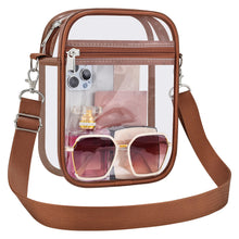 Clear Bag Stadium Approved Clear Purse for Women Clear Crossbody Bag for Stadium Events Concerts Festivals