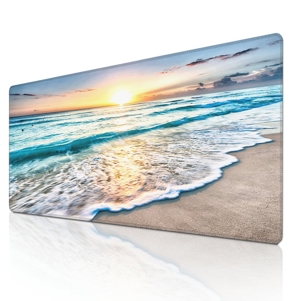 All-in-One Office & Gaming Mouse Pad: Excel/Word/Power Point Mouse pad - XL Waterproof, Non-Slip Desk Mat with Stitched Edges 31.5 x 11.8inches x 3mm