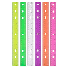 Ruler 12 Inch,Kid Rulers for School,Rulers Bulk for Classroom 8 Pack
